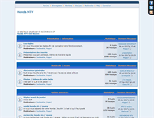 Tablet Screenshot of ntv650.heberg-forum.net