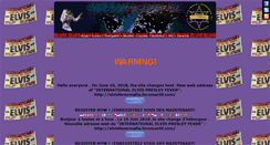 Desktop Screenshot of internationalelvispresleyfever.heberg-forum.net